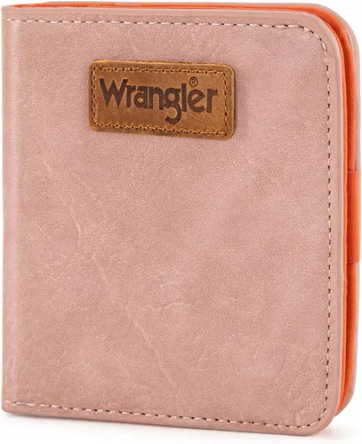 Miniatura 12 de Montana West X Wrangler - Cartera delgada delgada para mujer, organizador de dinero, mini cartera de bolsillo delgada con forro RFID y un monedero