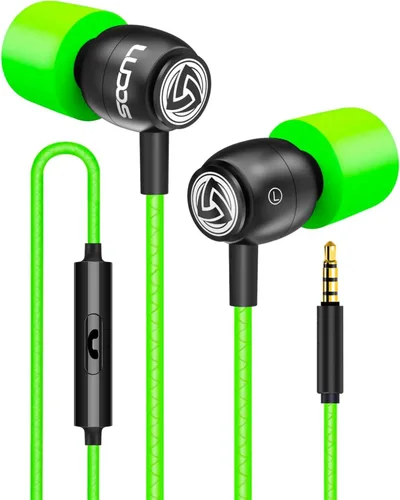 Miniatura 17 de Auriculares con cable Ludos Clamor, auriculares intraaurales, 5 años de garantía, auriculares con micrófono, auriculares con aislamiento de ruido