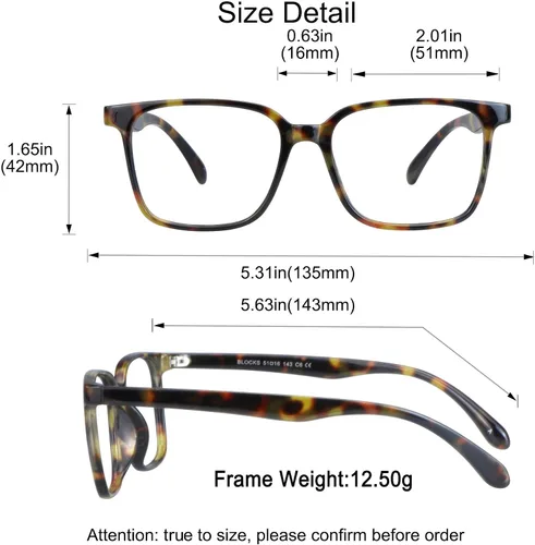 Miniatura 4 de YEIN Gafas presbípicas multifocales progresivas, gafas de sol grises fotocrómicas Bspro-blocks Tortuga