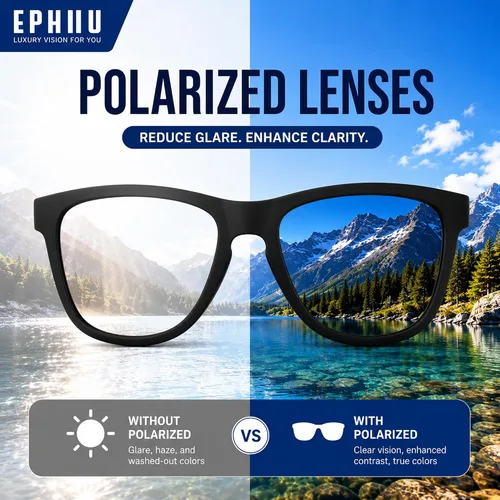 Miniatura 3 de EPHIU Polarized Sports Sunglasses for Men Women Lightweight TR90 Running Sunglasses with UV400 TAC Lenses for Cycling Fishing