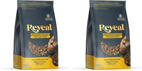Miniatura 7 de Reveal Alimento seco natural para gatos, alto en proteínas, sin granos, con vitaminas y minerales añadidos, nutrición completa y equilibrada