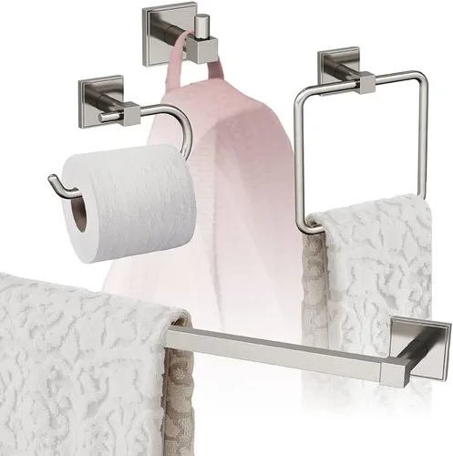 Miniatura 27 de Amerock Níquel cepillado Appoint 5 piezas Juego de accesorios de baño