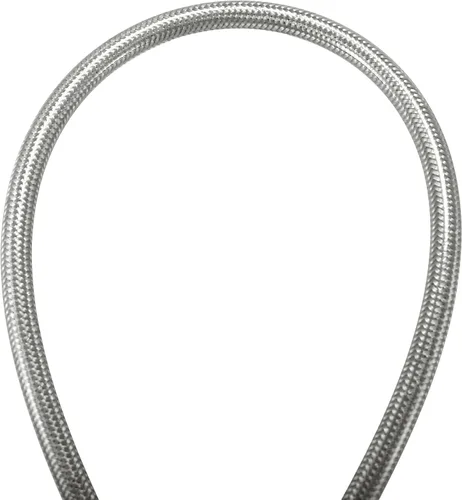 Miniatura 8 de Motoforti Universal 94.5 in 94.49 "motocicleta freno embrague aceite manguera tubo hidráulico reforzado acero inoxidable trenzado tono plata