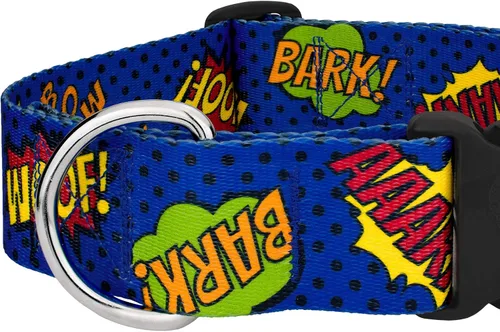 Miniatura 5 de Country Brook Petz - HossFit Jr - Collar ancho para perro diario - Colección Geek Chic con diseños para cualquier mega fan