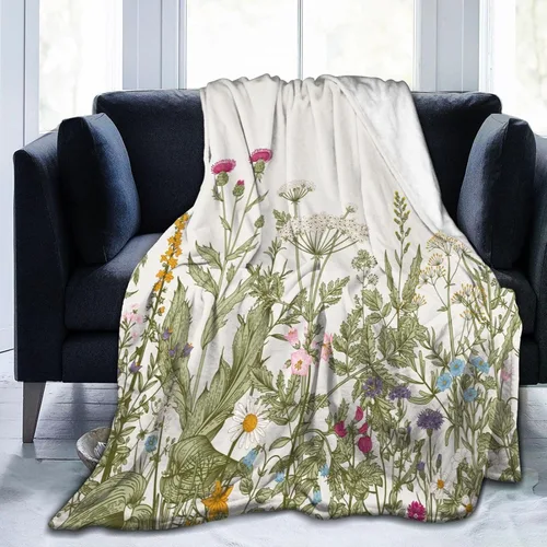 Miniatura 13 de Divertida y colorida manta hippie de paz y amor, mantas suaves de franela manta para cama acogedora y ligera de felpa regalos para mujeres, hombres
