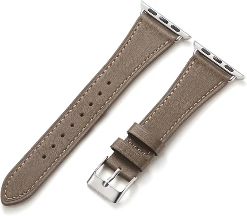 Miniatura 31 de HANDODO Italian Genuine Leather Band Women for Apple Watch Series 11 10 9 8 7 6 5 4 3 2 1 SE SE2 Ultra 2/3, SGS Certified Dressy Bracelet Cute Strap