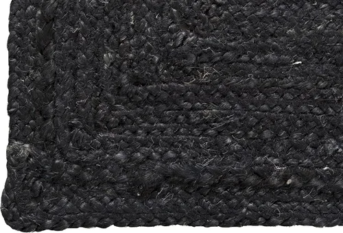 Miniatura 6 de Madhu International Camino de mesa de yute natural, alfombra rectangular tejida a mano de larga duración, hecha de material de yute para entradas