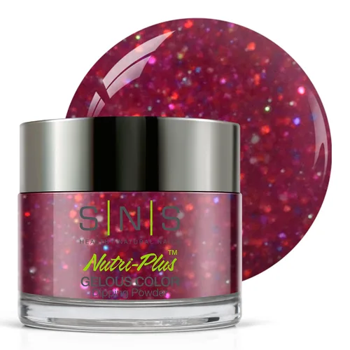 Miniatura 8 de SNS Polvo de inmersión de uñas, polvo de inmersión de color geloso – Alaskan Cruise (gris metálico/plateado, brillante) – Color de uñas de larga