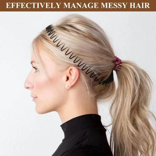 Miniatura 5 de Soft 'N Style Diademas flexibles elásticas para mujeres (3 unidades, color negro)