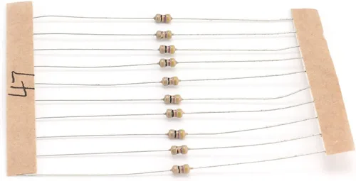 Miniatura 5 de Resistors Matching Set, Assorted Resistor Graphite 10Ω?1MΩ Convenient for Experiments for DIY Projects