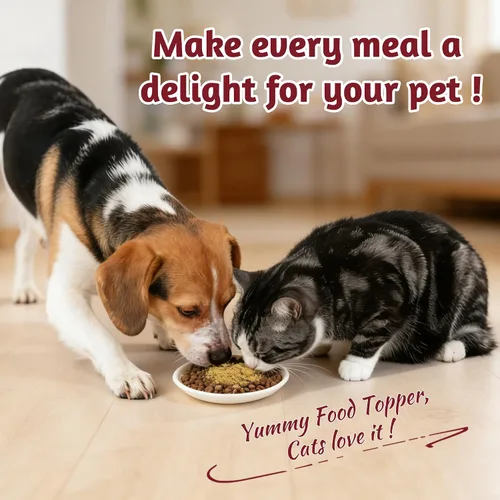Miniatura 4 de Just Try 4.23 onzas de carne de res y yema de huevo para gatos con yema de huevo liofilizada, alto soporte de proteínas y hierro para perros y gatos