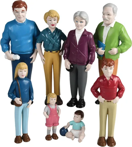 Miniatura 11 de Cre8tive Minds Juego de Simulación Familias Multiculturales, Figuras de Juguete Diversas para Niños, Detalles Realistas, Juguetes de Aprendizaje