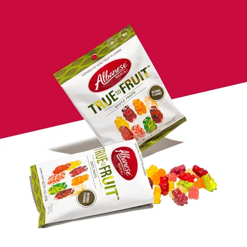 Miniatura 4 de Albanese Ultimate 8 Flavor Gummi Bears, ositos de goma de 8 sabores, 2.5 oz, 12