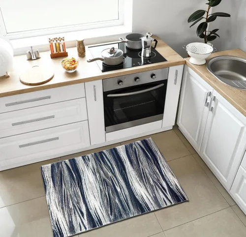 Miniatura 75 de Keen Home Design Alfombras de Pasillo - 2x8 que no desprenden pelusa, alfombra abstracta para cocina, sala de estar, dormitorio, comedor, entrada