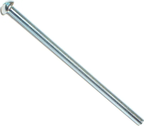 Miniatura 14 de Hard-to-Find Fastener 014973315559 Tornillos de máquina redondos ranurados, 8-32 x 3-1/2, pieza-15, zinc