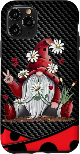 Miniatura 28 de Red Gnome Hippie Daisy Flowers Gnome Ladybugs - Christmas Case for iPhone 17