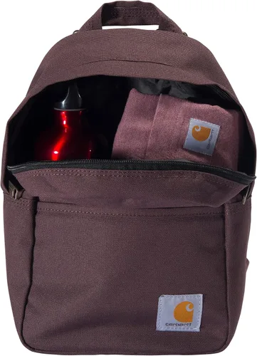 Miniatura 4 de Carhartt Mini mochila clásica, duradera, resistente al agua con correas ajustables para el hombro, color vino