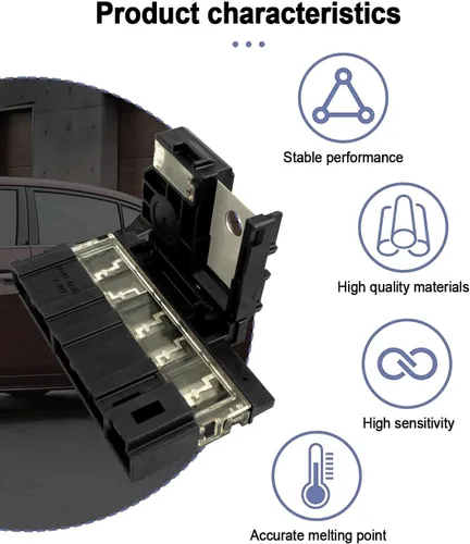 Miniatura 3 de Terminal de fusible de batería positivo para Nissan Altima 2013-2018 Maxima 2016-2019 Murano 2015-2019 Pathfinder 2013-2019, fusible fusible