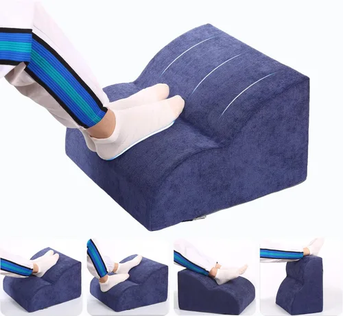 Miniatura 8 de Reposapiés para debajo del escritorio en el trabajo. Taburete de tres niveles multifuncional, con reposapiés lavable. para debajo del escritorio