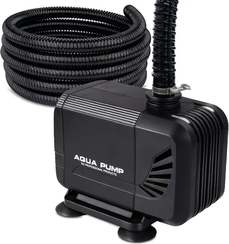 Bomba de agua sumergible de 900 GPH de 45 W y tubo de 10 pies para caja de cascada de vertedero POND BOSS de 8 pulgadas de ancho