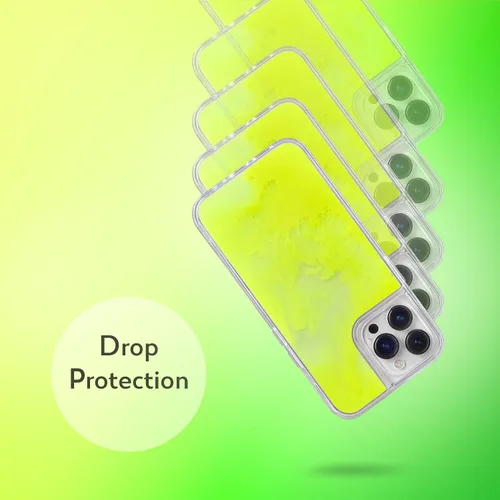Miniatura 4 de SteepLab Flowing Neon Sand - Funda líquida para iPhone 13 Pro Max (2021, 6.7 pulgadas), protección de cuerpo completo con bisel elevado