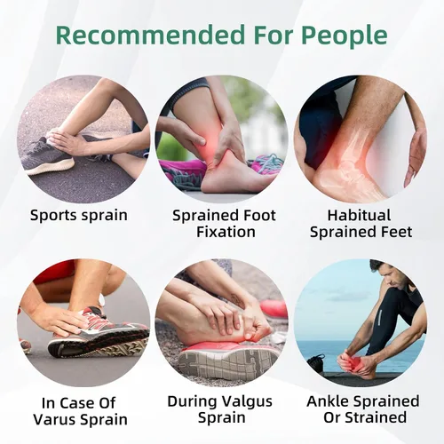 Miniatura 6 de Tobillera transpirable para lesiones deportivas, esguince para lesiones de ligamentos y tobillos inestables, soporte de tobillo y estabilizador