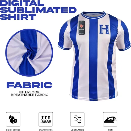 Miniatura 3 de Fury Camiseta de fútbol Honduras - Camiseta Honduras - HombreMujerUnisex