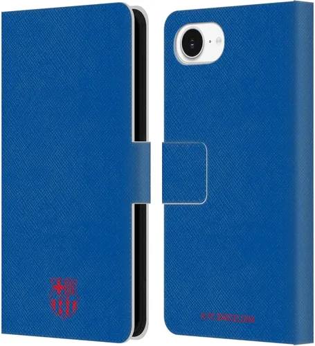 Miniatura 92 de Head Case Designs Funda de piel con licencia oficial del FC Barcelona Barca Crest Patterns, tipo cartera, compatible con Apple iPhone 11