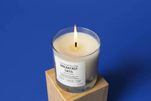 Miniatura 5 de Outdoor Fellow Breakfast Oats Vela perfumada – Vainilla, arce y canela – Cera de coco y albaricoque no tóxica – Vela en tarro reutilizable – Vela