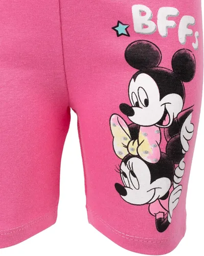 Miniatura 5 de Disney Minnie Mouse Mickey Mouse - Camiseta corta con diseño de nudo para niñas