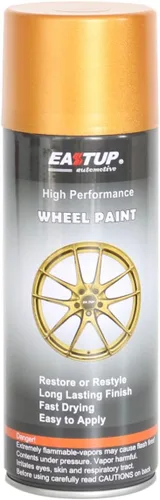 Miniatura 40 de EASTUP Pintura Metálica Premium Oro Champán para Llantas - Acabado Brillante, Alta Durabilidad, Resistente al Desvanecimiento, Pintura en Aerosol