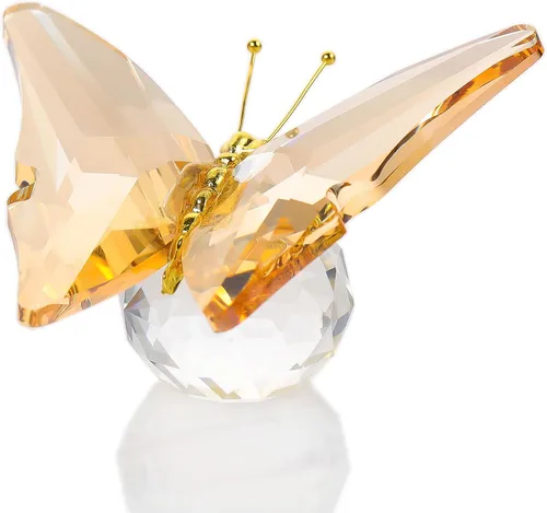 Miniatura 11 de Movdyka Mariposa de Cristal para Mamá Mujeres Mariposa de Metal Decoración de Habitación Colección Figurina Mariposa de Vidrio Azul Artesanía