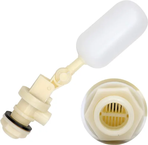 Miniatura 5 de Válvula de flotador de 3/4 pulgadas, paquete de 2 válvulas de bola de flotador de agua con brazo ajustable y filtro para fuente, canal de agua