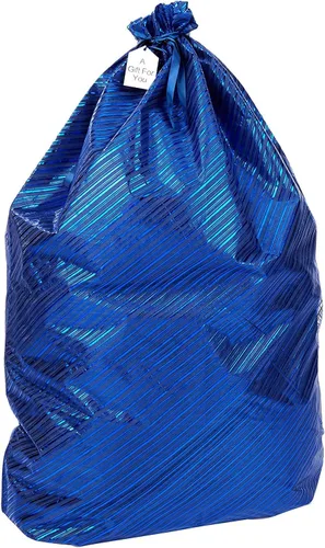 K-Kraft Bolsa de regalo reutilizable de 26 x 35.5 pulgadas, fácil de usar, disponible en tres tamaños, ideal para Hanukkah, día de San Valentín,