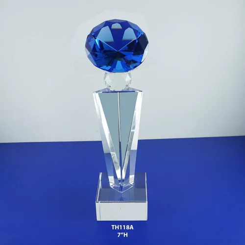 Miniatura 15 de Trofeo óptico del grabado láser personalizado Reconocimiento Realidad del trofeo de los premios del trofeo del diamante del cristal