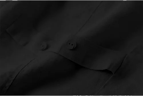 Miniatura 7 de UATKIMI Chaleco de lino de algodón para mujer, casual, holgado, cuello en V, sin mangas, chaqueta