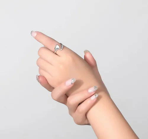 Miniatura 2 de Anillo inspirador de plata de ley 925, diseño de alas de ángel, personalidad, motivación, regalo para adolescentes, niñas, mujeres hijas