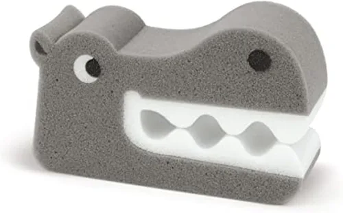 Genuine Fred Mordedores de baño, esponja de baño para niños, hipopótamo