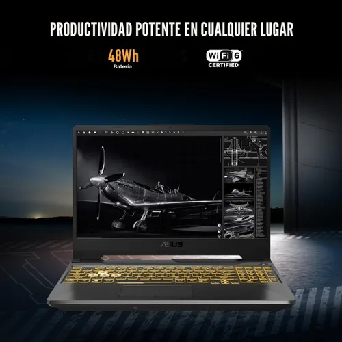 Miniatura 5 de ASUS TUF Gaming A15 - Laptop para juegos, pantalla FHD 16:9 de 144 Hz de 15.6 pulgadas, procesador AMD Ryzen™ 5 7535HS, NVIDIA® GeForce RTX™ 3050