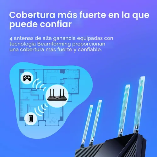 Miniatura 7 de TP-Link Router AX1800 WiFi 6 (Archer AX21) – Internet inalámbrico de banda dual, Gigabit, Easy Mesh, funciona con Alexa - Un Dispositivo Certificado