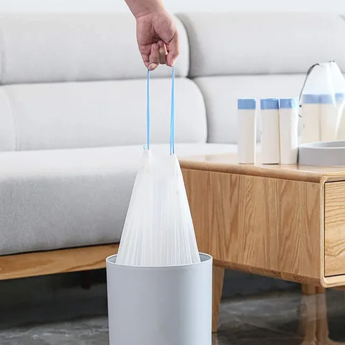 Miniatura 2 de Charmount - Bolsas de basura de 4 galones con cordón, bolsas de basura pequeñas para baño, cocina, dormitorio, oficina, 60