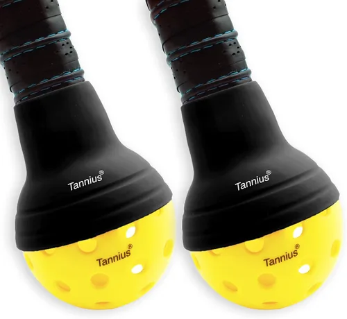 Juego de 2 recogepelotas de pickleball, recoge fácilmente sin agacharse, protege tu espalda, se ajusta a cualquier pala estándar, elástico y