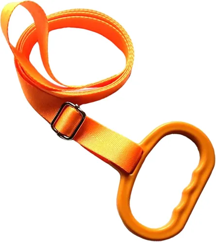 Miniatura 7 de Cuerda de remolque para kayak, correa de asistencia de pie, asas de arrastre de canoa, cuerda de tracción SUP, accesorios de kayak, mango de Negro
