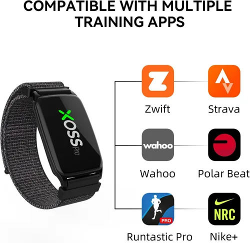 Miniatura 3 de XOSS BBP Heart Rate Monitor Armband with Bluetooth5.0 & ANT+, IPX68 Waterproof & Rechargeable 60Hour Battery Life Monitor Watch for Exercise