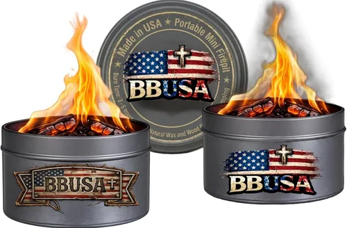 Miniatura 10 de Campfire in a Can - Made in USA - Portable Mini Fire Pit for Marshmallows & S’Mores - Hiking, Backpacking, Hunting, Fishing & Camping - Tactical
