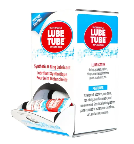 Miniatura 5 de LubeTube - Grasa de junta tórica de 1 onza, detiene fugas en los sellos de bomba y filtro, grasa sintética no pegajosa para equipos de piscina