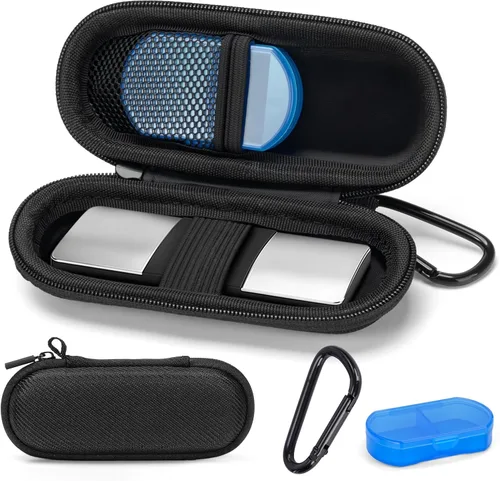 Miniatura 8 de Funda para monitor de electrocardiograma personal KardiaMobile de 1L 6L, estuche de transporte duro de viaje para AliveCor Kardia Heart Monitor