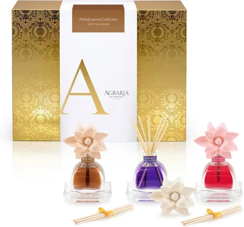 Miniatura 42 de AGRARIA Set de Difusor de Aroma de Flores y Varillas AirEssence, Juego de Fragancia Botánica de Flores Sola Hecho a Mano, Juego de Difusor de Aceite