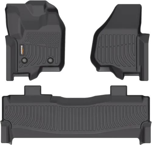 Miniatura 21 de Alfombrillas de TPE para Toyota Highlander 2014-2019 7 y 8 asientos, protección para todo tipo de clima, forros de piso de automóvil resistentes