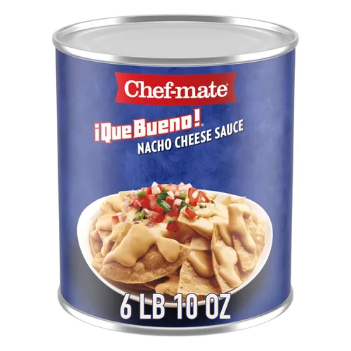 Miniatura 12 de Chef-mate Salsa básica de queso cheddar, comida enlatada para macarrones con queso, 6 libras 10 onzas (#10 lata a granel)